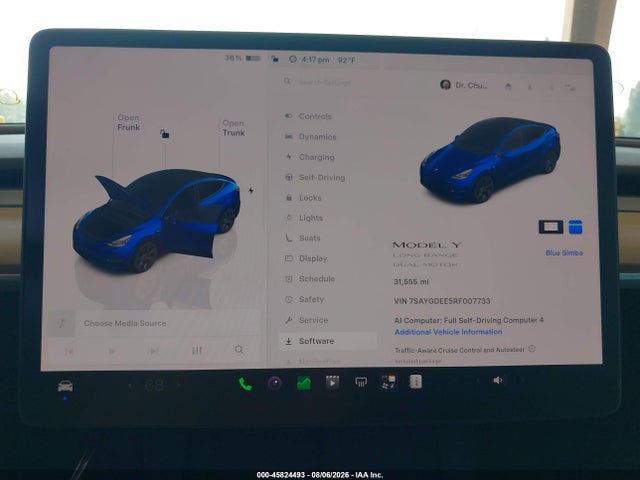 Tesla Model Y Long Range Dual Motor All-wheel Drive 2024 7SAYGDEE5RF007733 Image 7