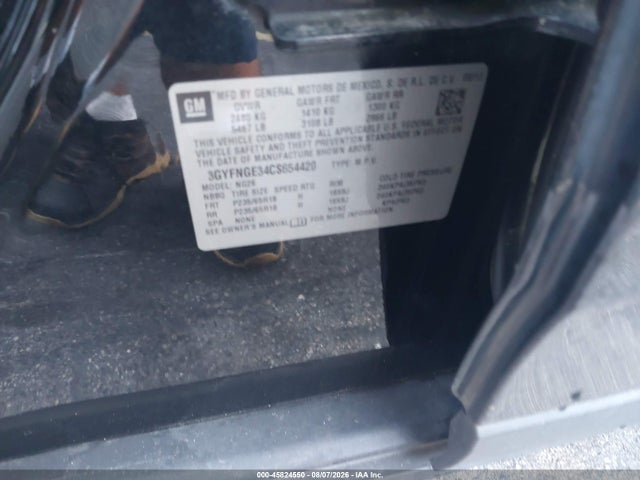 Aukcja sprzedaży 2012 Cadillac Srx Standard, vin: 3GYFNGE34CS654420, numer aukcji: 45824550