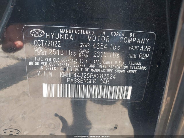 Aukcja sprzedaży 2023 Hyundai Sonata Sel Plus, vin: KMHL44J25PA282824, numer aukcji: 45824580