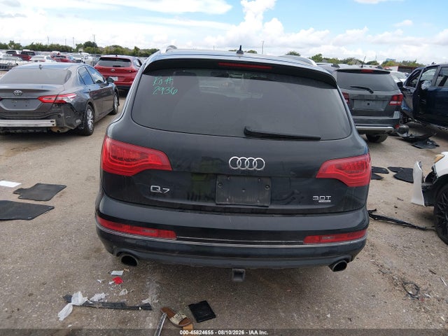 45824655 :رقم المزاد ، WA1LGAFE9FD028103 vin ، 2015 Audi Q7 3.0t Premium مزاد بيع