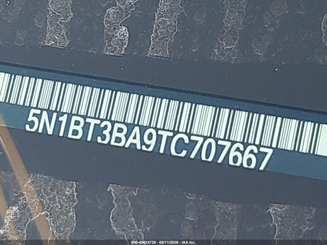 Aukcja sprzedaży 2026 Nissan Rogue Sv, vin: 5N1BT3BA9TC707667, numer aukcji: 45824729