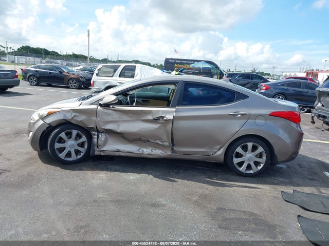 2012 Hyundai Elantra Limited მანქანა იყიდება აუქციონზე, vin: 5NPDH4AE9CH143483, აუქციონის ნომერი: 45824782