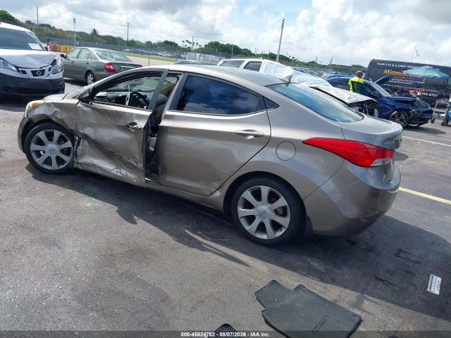 2012 Hyundai Elantra Limited მანქანა იყიდება აუქციონზე, vin: 5NPDH4AE9CH143483, აუქციონის ნომერი: 45824782