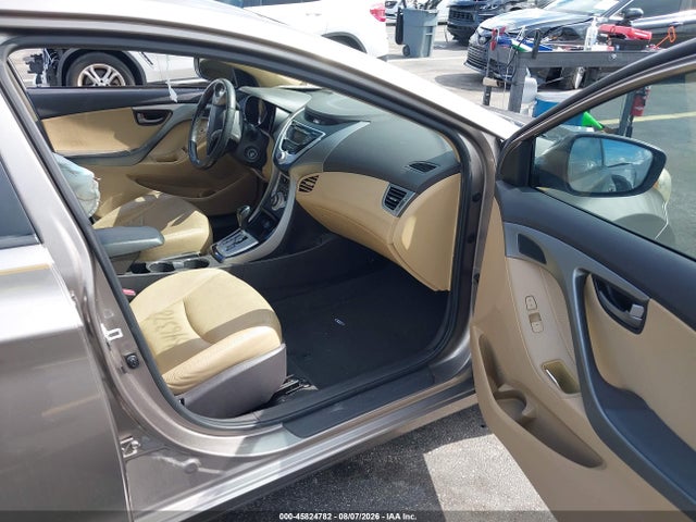 2012 Hyundai Elantra Limited მანქანა იყიდება აუქციონზე, vin: 5NPDH4AE9CH143483, აუქციონის ნომერი: 45824782