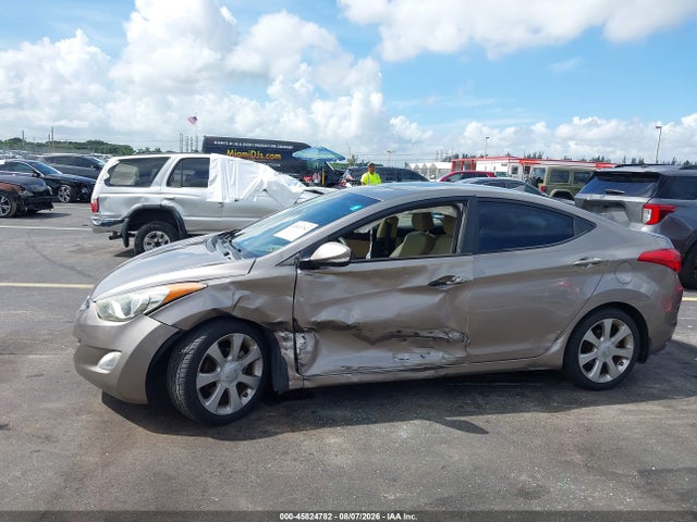 2012 Hyundai Elantra Limited მანქანა იყიდება აუქციონზე, vin: 5NPDH4AE9CH143483, აუქციონის ნომერი: 45824782