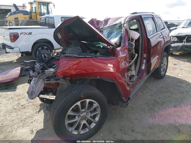 2015 Jeep Grand Cherokee Limited მანქანა იყიდება აუქციონზე, vin: 1C4RJEBG1FC856474, აუქციონის ნომერი: 45824851