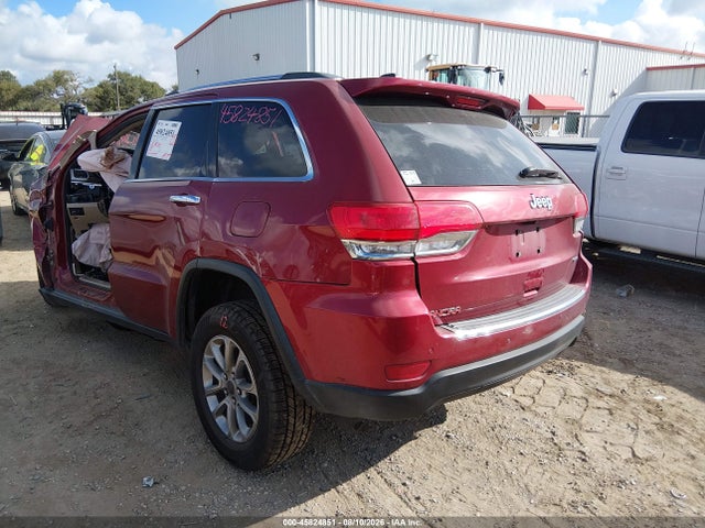 2015 Jeep Grand Cherokee Limited მანქანა იყიდება აუქციონზე, vin: 1C4RJEBG1FC856474, აუქციონის ნომერი: 45824851