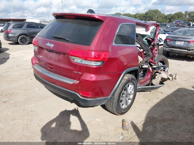 2015 Jeep Grand Cherokee Limited მანქანა იყიდება აუქციონზე, vin: 1C4RJEBG1FC856474, აუქციონის ნომერი: 45824851