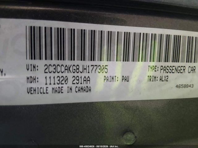 Aukcja sprzedaży 2018 Chrysler 300 Limited Awd, vin: 2C3CCAKG8JH177305, numer aukcji: 45824928