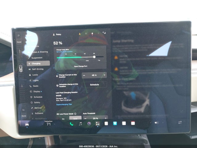 45825036 :رقم المزاد ، 7SAXCDE55PF368514 vin ، 2023 Tesla Model X Dual Motor All-wheel Drive/standard Range مزاد بيع