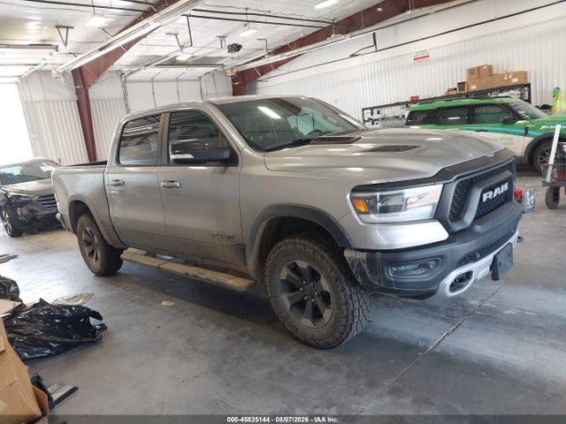 2019 Ram 1500 Rebel  4x4 5'7 Box მანქანა იყიდება აუქციონზე, vin: 1C6SRFLT1KN687493, აუქციონის ნომერი: 45825144