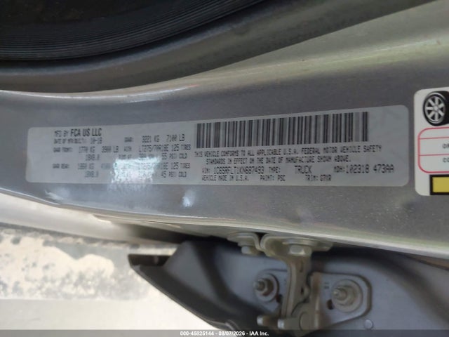 2019 Ram 1500 Rebel  4x4 5'7 Box მანქანა იყიდება აუქციონზე, vin: 1C6SRFLT1KN687493, აუქციონის ნომერი: 45825144