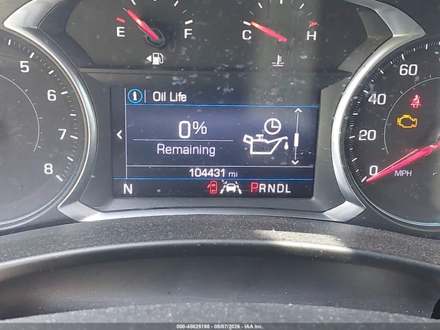 45825198 :رقم المزاد ، 3GNAXKEVXLL345227 vin ، 2020 Chevrolet Equinox Fwd Lt 1.5l Turbo مزاد بيع