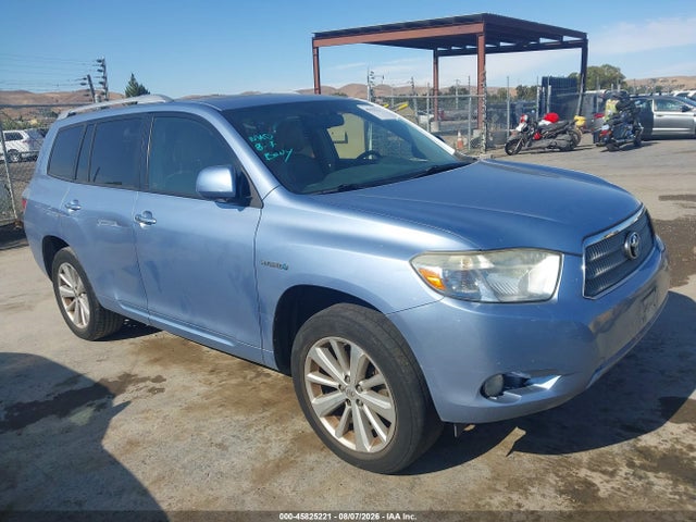 2008 Toyota Highlander Hybrid Limited მანქანა იყიდება აუქციონზე, vin: JTEEW44A482009228, აუქციონის ნომერი: 45825221