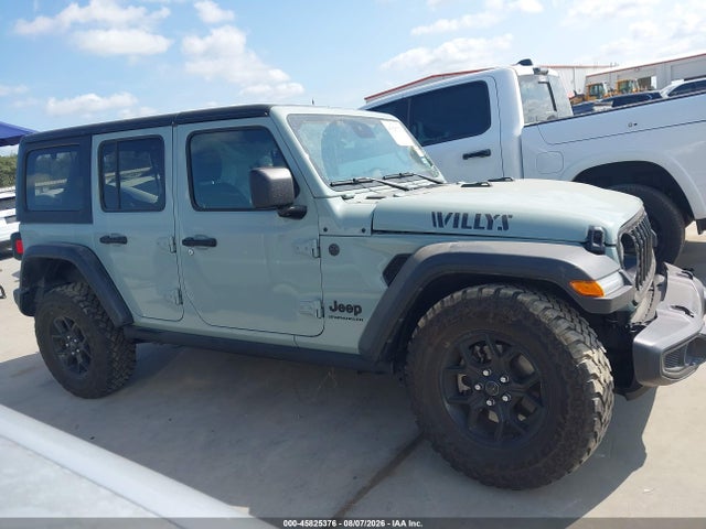 Aukcja sprzedaży 2024 Jeep Wrangler 4-door Willys 4x4, vin: 1C4PJXDNXRW107528, numer aukcji: 45825376