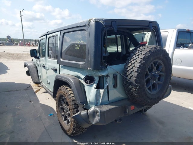 Aukcja sprzedaży 2024 Jeep Wrangler 4-door Willys 4x4, vin: 1C4PJXDNXRW107528, numer aukcji: 45825376