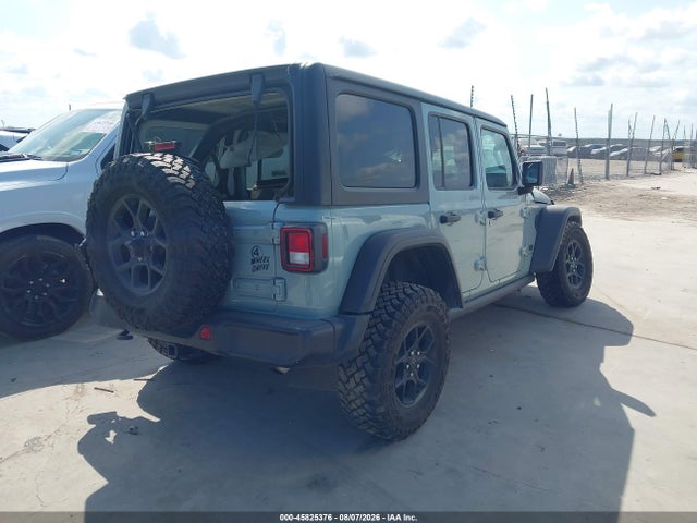 Aukcja sprzedaży 2024 Jeep Wrangler 4-door Willys 4x4, vin: 1C4PJXDNXRW107528, numer aukcji: 45825376