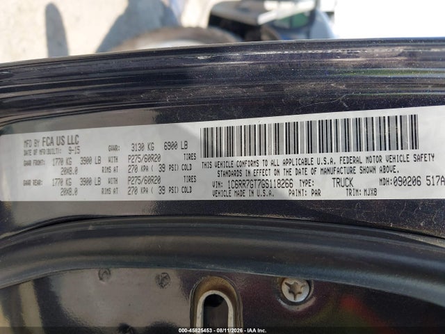 RAM 1500 Lone Star 2016 1C6RR7GT7GS118266 Image 9