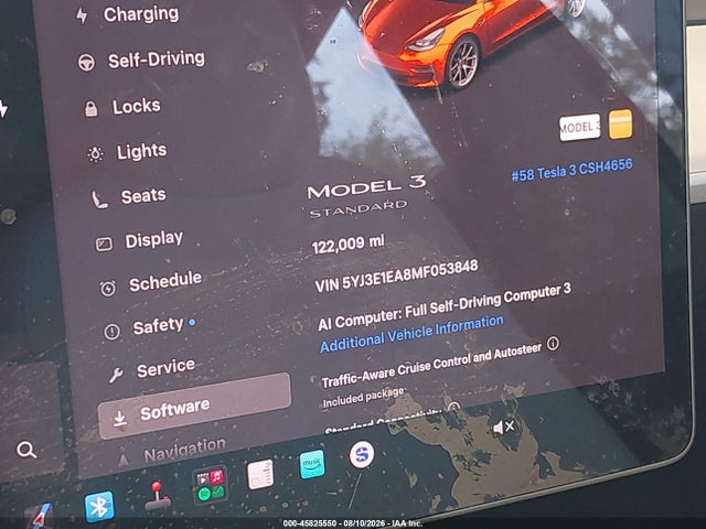 Продажа на аукционе авто 2021 Tesla Model 3 Standard Range Plus Rear-wheel Drive, vin: 5YJ3E1EA8MF053848, номер лота: 45825550