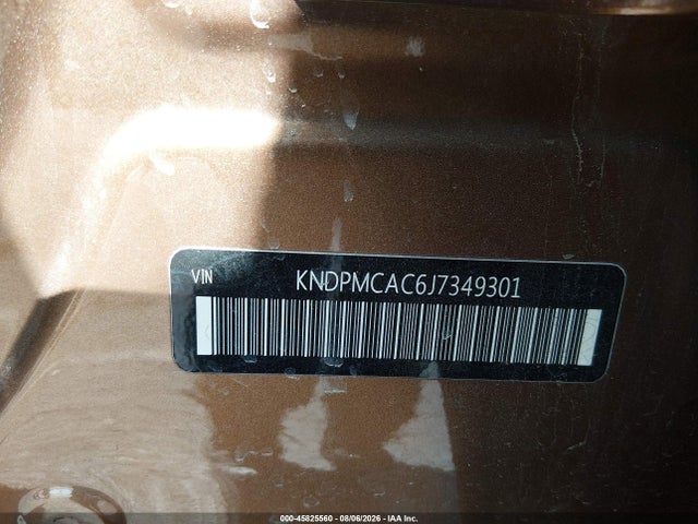 KIA Sportage Lx 2018 KNDPMCAC6J7349301 Image 9