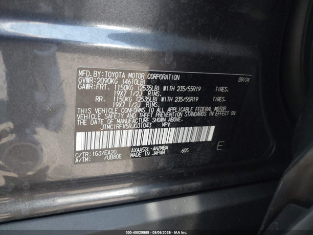 Toyota Rav4 Xle Premium 2024 JTMC1RFV5RJ031043 Image 9
