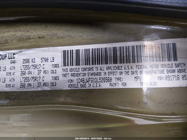 2013 Jeep Wrangler Unlimited Rubicon მანქანა იყიდება აუქციონზე, vin: 1C4BJWFG1DL526560, აუქციონის ნომერი: 45825674