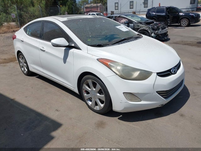 2013 Hyundai Elantra Limited მანქანა იყიდება აუქციონზე, vin: 5NPDH4AE0DH452874, აუქციონის ნომერი: 45825696