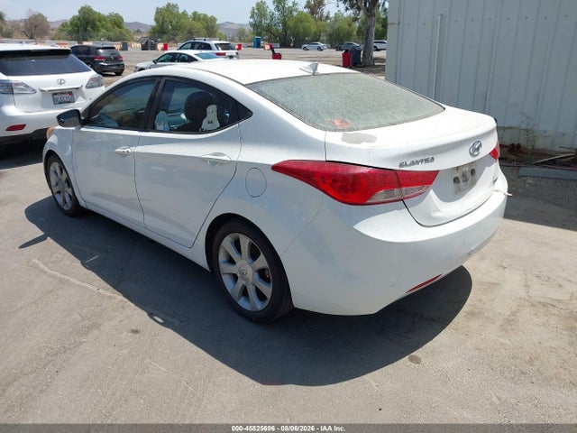 2013 Hyundai Elantra Limited მანქანა იყიდება აუქციონზე, vin: 5NPDH4AE0DH452874, აუქციონის ნომერი: 45825696
