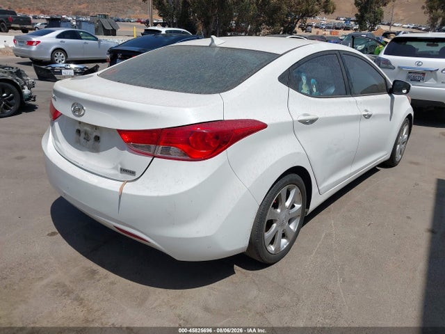 2013 Hyundai Elantra Limited მანქანა იყიდება აუქციონზე, vin: 5NPDH4AE0DH452874, აუქციონის ნომერი: 45825696
