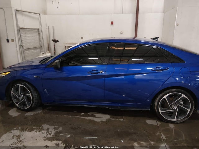 2021 Hyundai Elantra N Line მანქანა იყიდება აუქციონზე, vin: KMHLR4AF9MU198147, აუქციონის ნომერი: 45825719