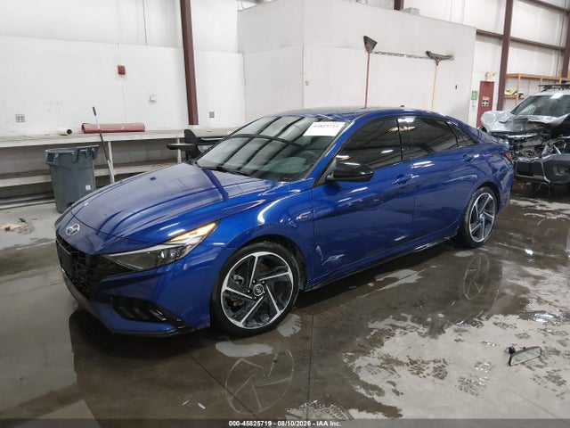 2021 Hyundai Elantra N Line მანქანა იყიდება აუქციონზე, vin: KMHLR4AF9MU198147, აუქციონის ნომერი: 45825719