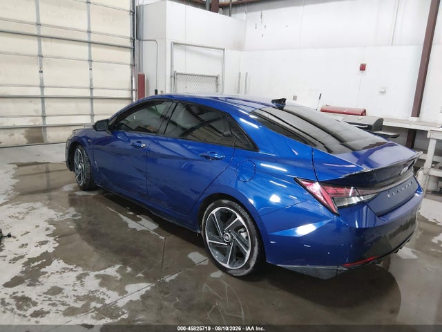 2021 Hyundai Elantra N Line მანქანა იყიდება აუქციონზე, vin: KMHLR4AF9MU198147, აუქციონის ნომერი: 45825719