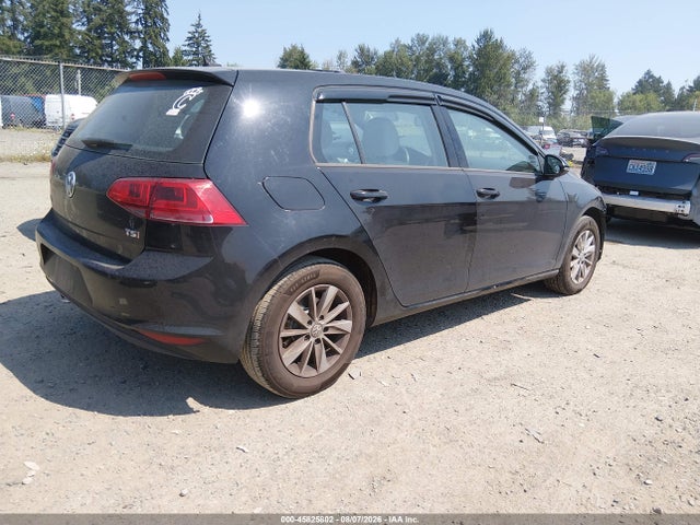 45825802 :رقم المزاد ، 3VW117AU5HM070997 vin ، 2017 Volkswagen Golf Tsi S 4-door/tsi Wolfsburg Edition 4-door مزاد بيع