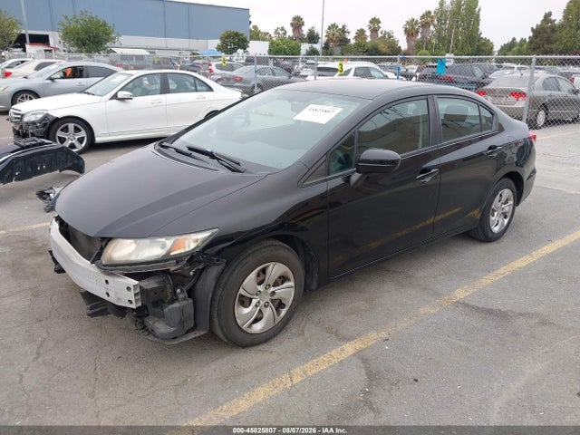 Honda Civic Lx 2014 19XFB2F51EE248405 Image 2