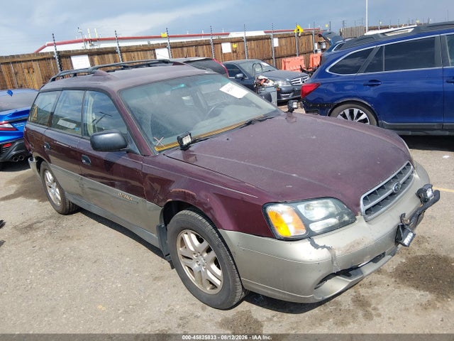 Продаж на аукціоні авто 2000 Subaru Outback, vin: 4S3BH6752Y7661795, номер лоту: 45825833