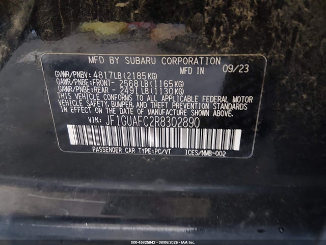 JF1GUAFC2R8302890 Subaru Impreza Sport 5-door