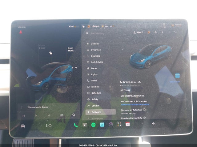 Tesla Model 3 Long Range/mid Range 2018 5YJ3E1EA6JF012565 Image 7
