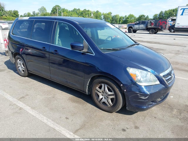2005 Honda Odyssey Ex მანქანა იყიდება აუქციონზე, vin: 5FNRL38455B081173, აუქციონის ნომერი: 45825909