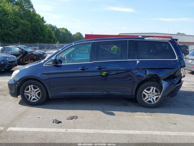 2005 Honda Odyssey Ex მანქანა იყიდება აუქციონზე, vin: 5FNRL38455B081173, აუქციონის ნომერი: 45825909