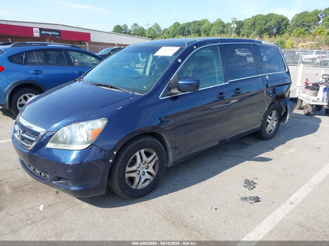 2005 Honda Odyssey Ex მანქანა იყიდება აუქციონზე, vin: 5FNRL38455B081173, აუქციონის ნომერი: 45825909