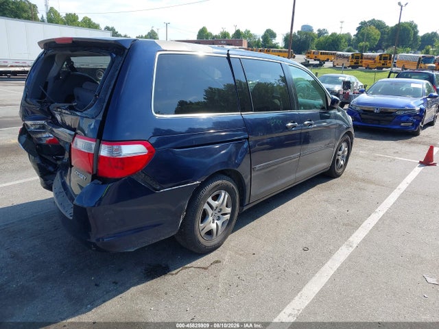 2005 Honda Odyssey Ex მანქანა იყიდება აუქციონზე, vin: 5FNRL38455B081173, აუქციონის ნომერი: 45825909