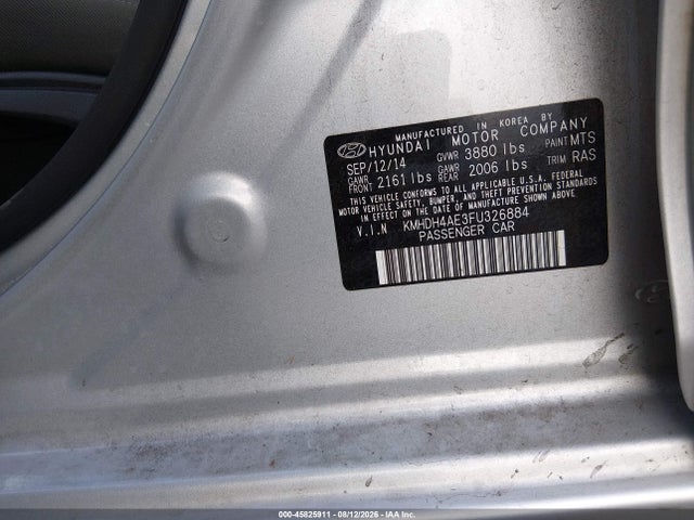 Hyundai ELANTRA SE 2015 KMHDH4AE3FU326884 Image 9