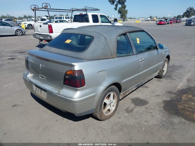 2000 Volkswagen Cabrio Gls მანქანა იყიდება აუქციონზე, vin: 3VWDC21V3YM809237, აუქციონის ნომერი: 45826235