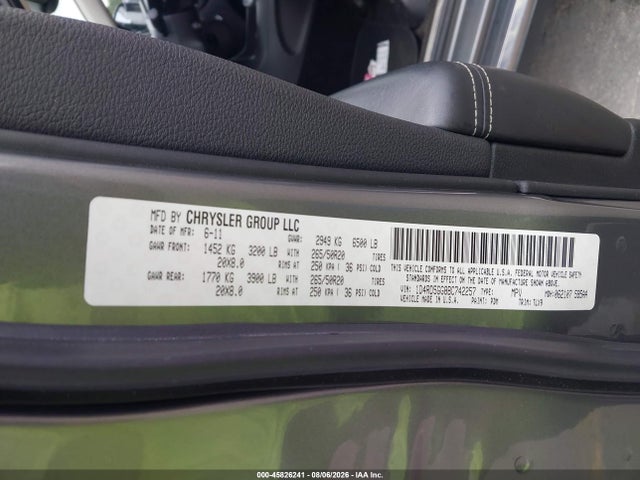 Продаж на аукціоні авто 2011 Dodge Durango Citadel, vin: 1D4RD5GG8BC742257, номер лоту: 45826241