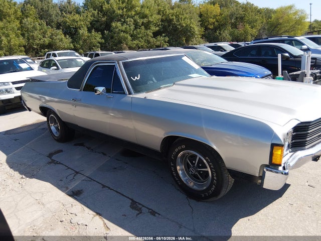 1972 Chevrolet El Camino მანქანა იყიდება აუქციონზე, vin: 1D80H2K562532, აუქციონის ნომერი: 45826356