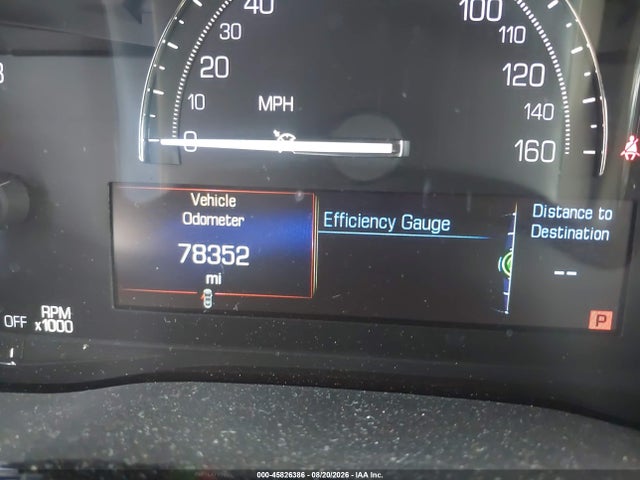 45826386 :رقم المزاد ، 1GYKNARS2KZ112036 vin ، 2019 Cadillac Xt5 Standard مزاد بيع