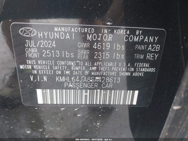 Продаж на аукціоні авто 2025 Hyundai Sonata Sel, vin: KMHL64JA8SA428613, номер лоту: 45826443