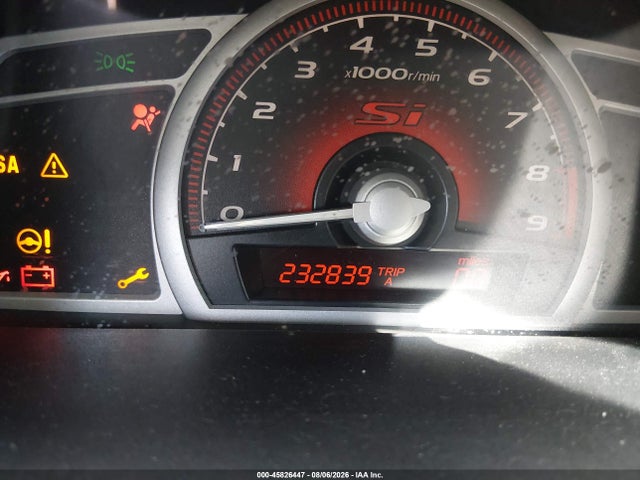 45826447 :رقم المزاد ، 2HGFA55558H713073 vin ، 2008 Honda Civic Si/si Mugen مزاد بيع