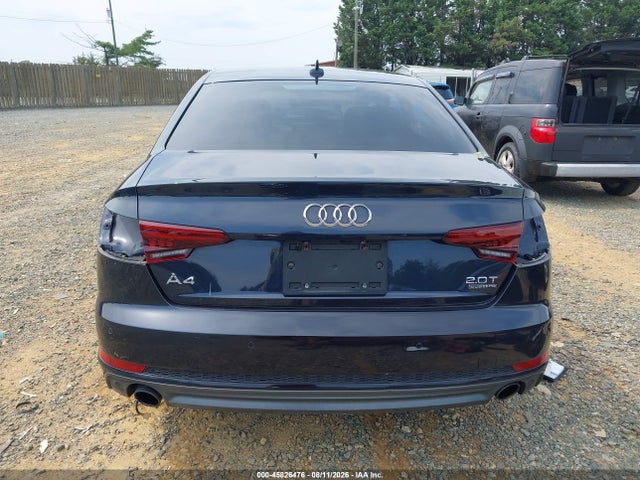 45826476 :رقم المزاد ، WAUENAF42JA032173 vin ، 2018 Audi A4 2.0t Premium/2.0t Tech Premium مزاد بيع