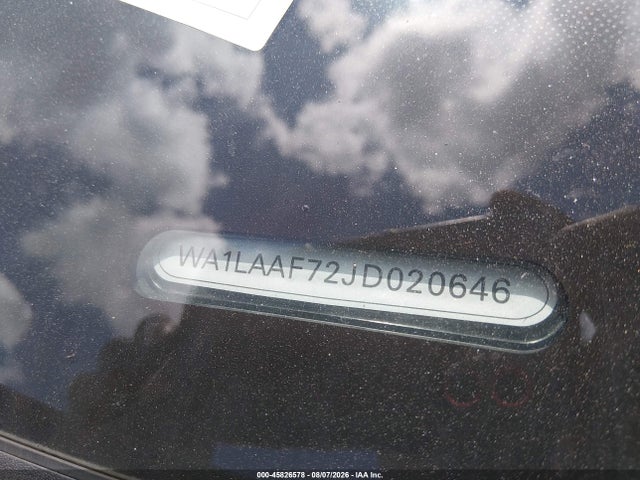 Aukcja sprzedaży 2018 Audi Q7 3.0t Premium, vin: WA1LAAF72JD020646, numer aukcji: 45826578
